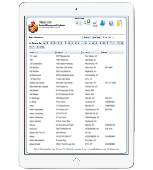 CMS Software example