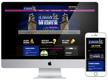 Best Way Chimney Company Website, Web Design By Apple Orange Marketing