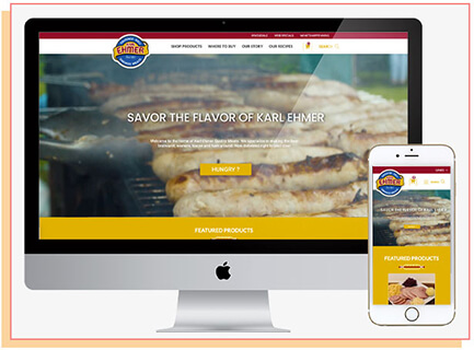 Building & development example Karl Ehmer website